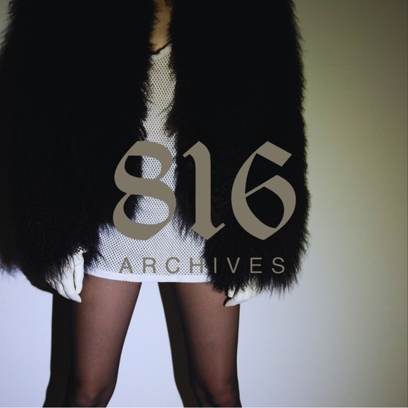 Black Kors Tibetan Lamb Fur Coat - Picture 2 of 3